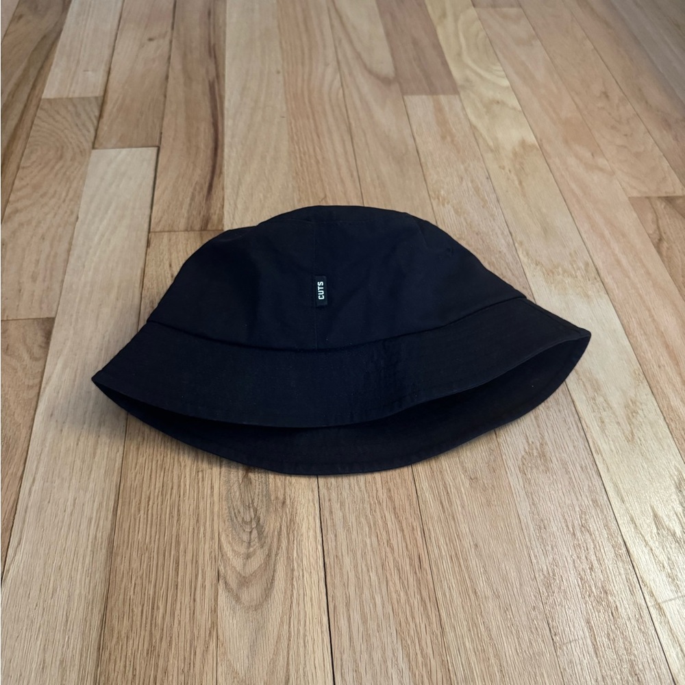 Cuts Black Bucket Hat